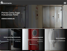 Tablet Screenshot of dominante.ind.br